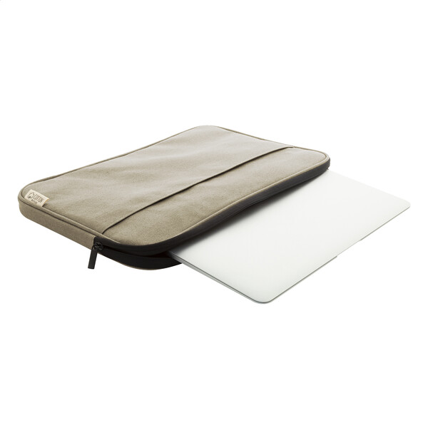 Újrahasznosított Vászon Laptoptáska Rebyss Comp - Beige
