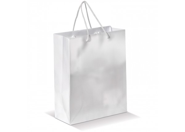 Paper bag medium - White