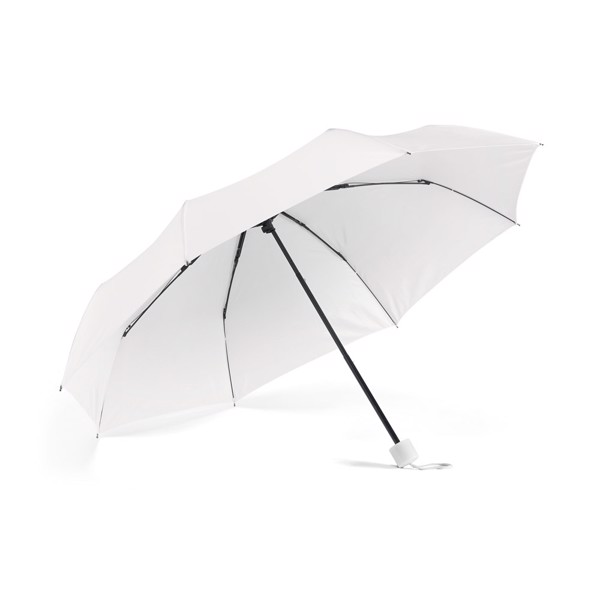 MARIA. 190T polyester folding umbrella - White