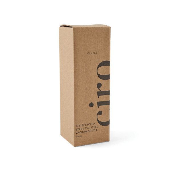 Vinga Ciro vakuumska steklenica, reciklirano jeklo, 300 ml - Jeklo