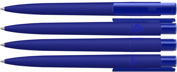 RECYCLED PET PEN PRO K transparent GUM - bleu foncé
