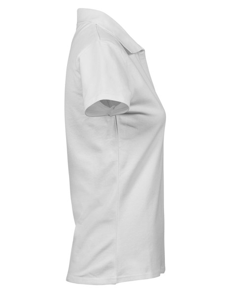 Women's Luxury Stretch V Polo - White / 3XL