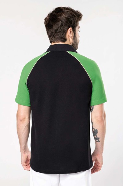 Bejzbol - Polo majica kratkih rukava - Bijela / Royal Plava / S