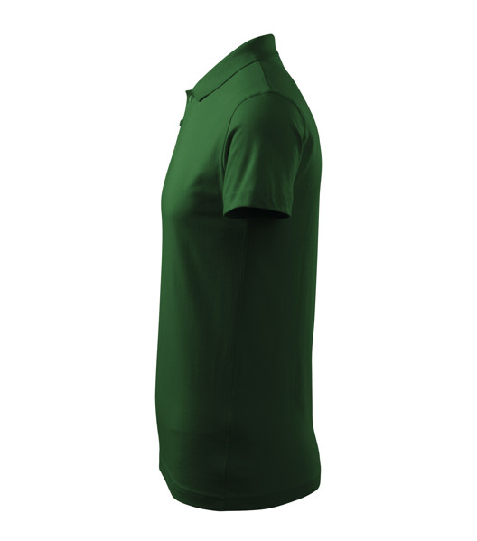 Polokošile Pánská Malfini® Single J. - Lahvově Zelená / 2XL