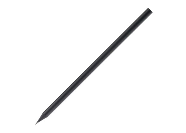 Black sharpened pencil