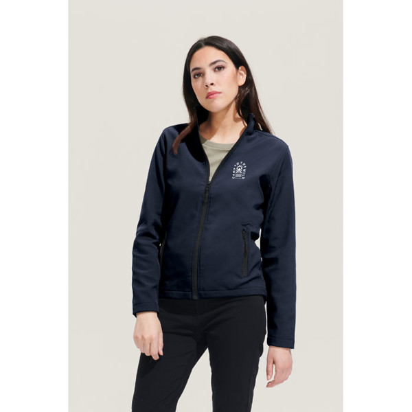 RACE WOMEN SOFTSHELL ZIP - Black / XL