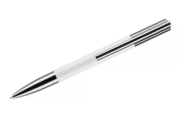 Ball pen with USB flash drive 16 GB BRAINY - white