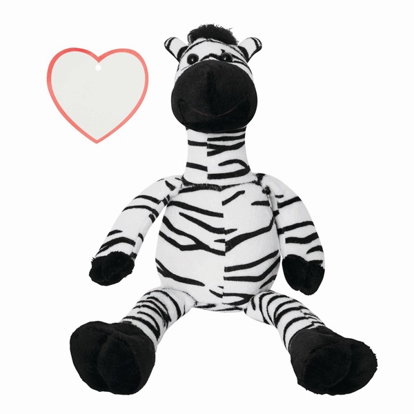 Lorenzo plush zebra, 300x120x100 mm