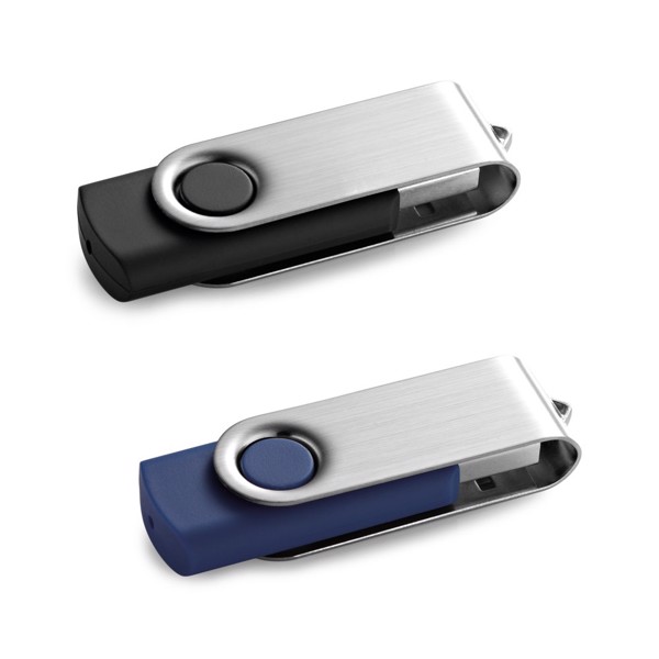 CLAUDIUS 32 GB. 32 GB USB flash drive with metal clip - Black