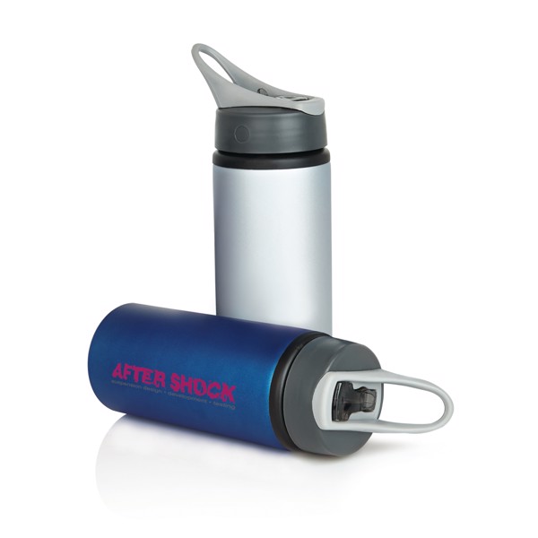 Aluminium sport bottle - Blue / Anthracite