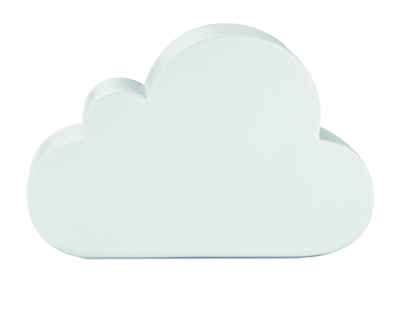 Anti-stress in cloud shape Cloudy - White