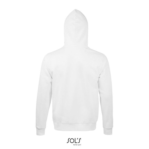Spike men zip hoodie 280gr cotton, polyester - White / 3XL