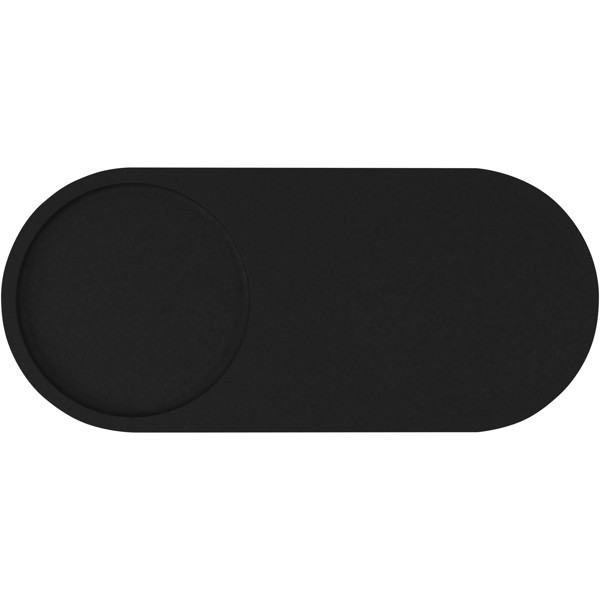 Station de charge sans fil et porte-crayon en bambou SCX.design W17 10 W avec logo lumineux