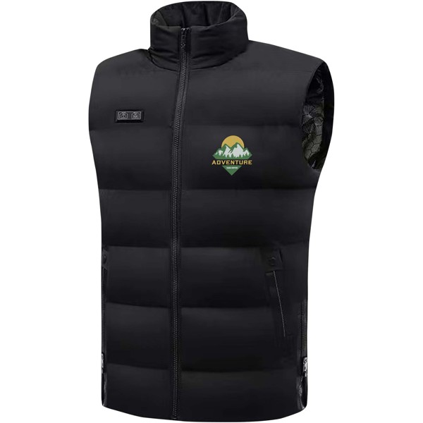 SCX.design G01 heated bodywarmer with power bank - Solid Black / XXL