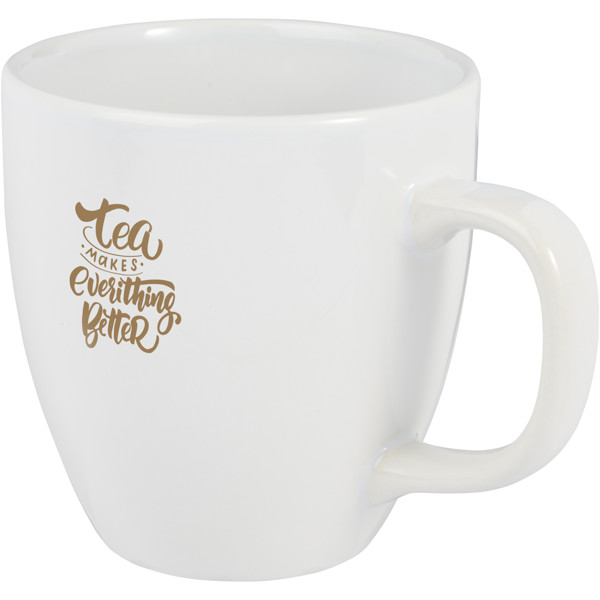 Moni 430 ml Keramiktasse - weiss