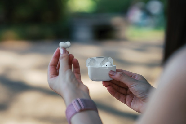 RCS recycled plastic Liberty Pro wireless earbuds