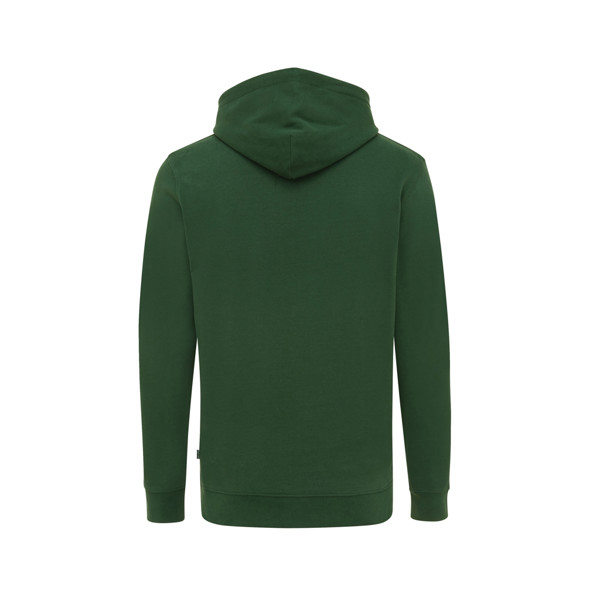 Sweat à capuche en coton recyclé Iqoniq Jasper - Forest Green / S