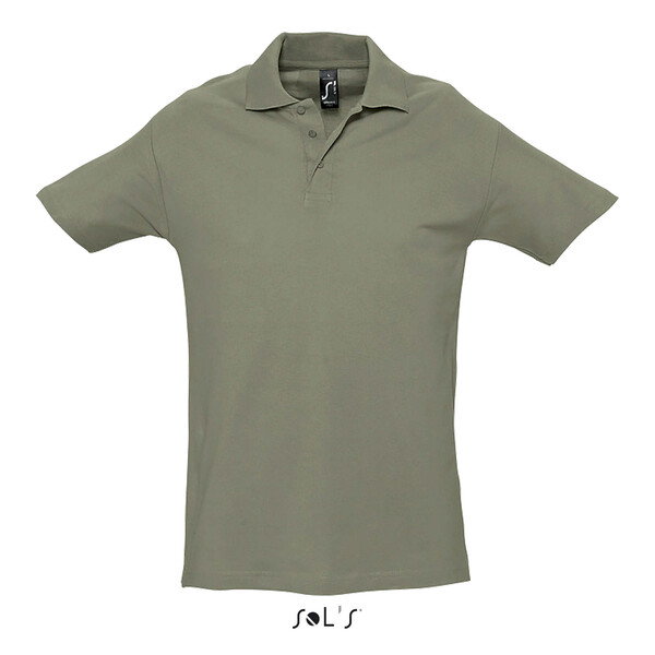 SPRING II  Polo homen  210g - CaquiXXL