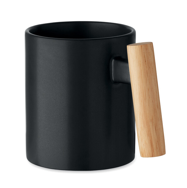 Ceramic mug 320 ml Crenate - Black