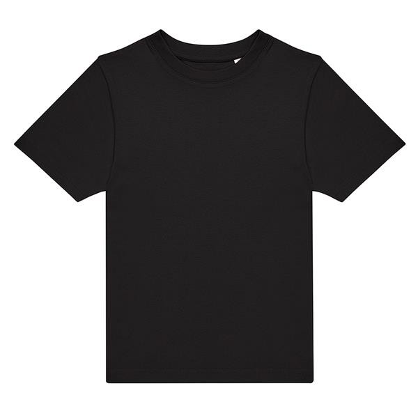 T-Shirt B&C #E190 Kids - 100% Algodão - Preto / 5_6