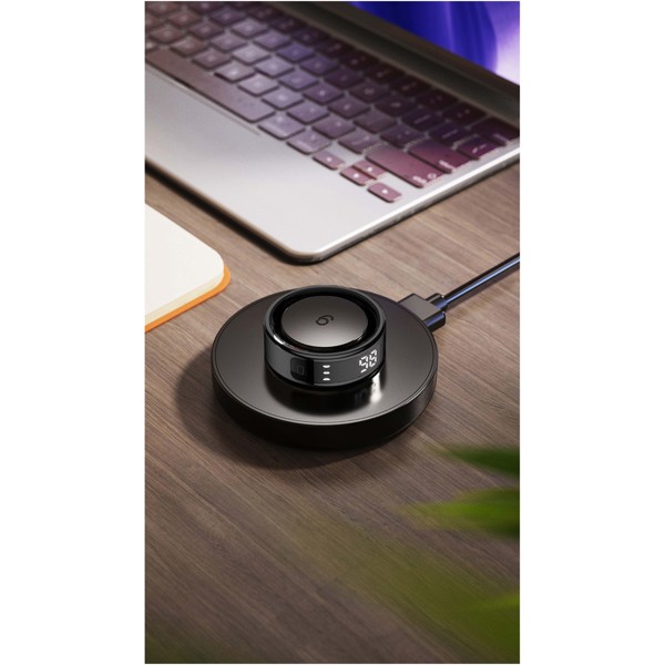 Prixton Orbyt Touch smart ring - Black / Size 11 (20.8 mm)