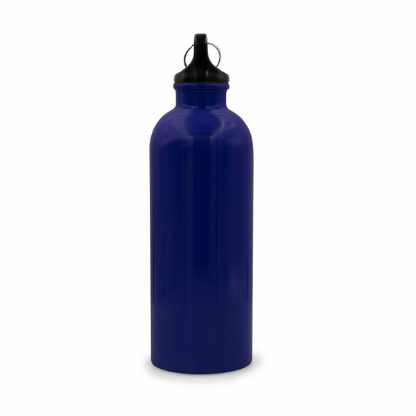 Sports bottle 500 ml with carabiner clip | Brenda - navy blue