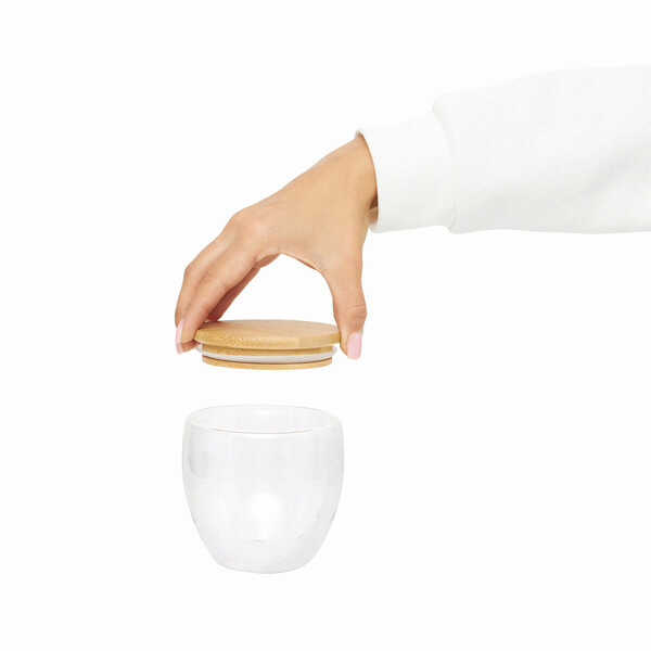 Double-walled glass, capacity approx. 250 ml BAMBOO ART S