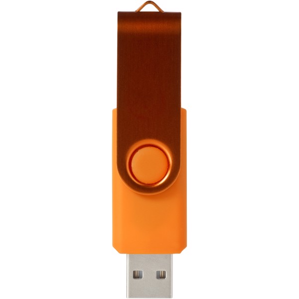 USB disk Rotate-metallic, 4 GB - 0ranžová