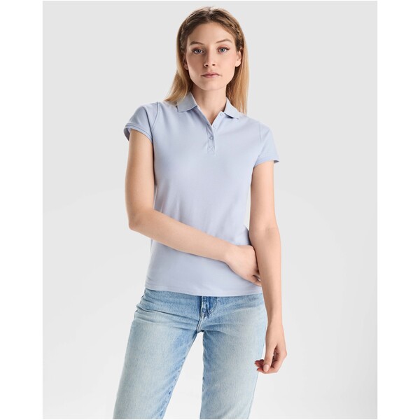Polo da donna a maniche corte da 200 g/m² Star - Blu tempesta / 3XL