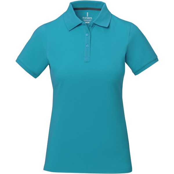 Polo manches courtes femme Calgary - Vert eau / M