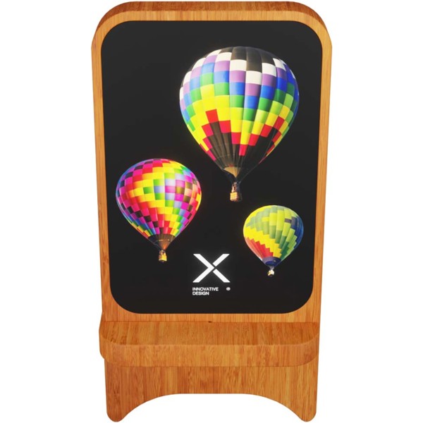 Suporte em madeira sem fios de 15W luminoso "SCX.design W16"