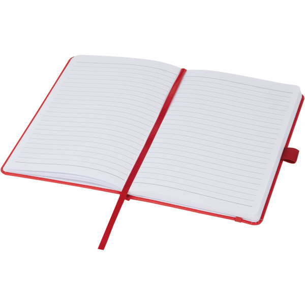 Bloco de notas de capa dura de plástico oceânico Thalaasa - Vermelho