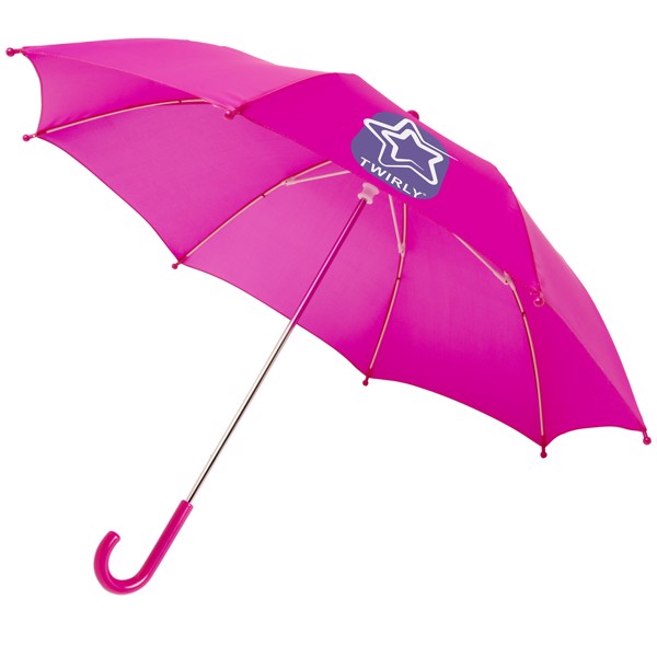 Nina 17" windproof umbrella for kids - Magenta