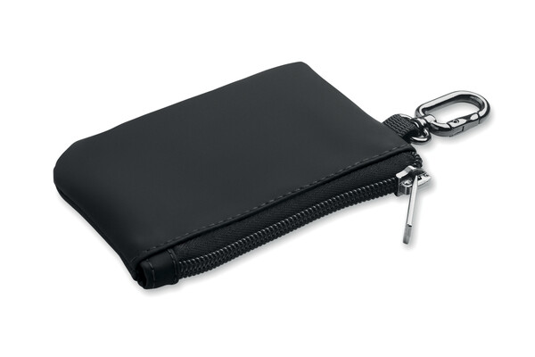 PU key case wallet w/carabiner Guardo - Black