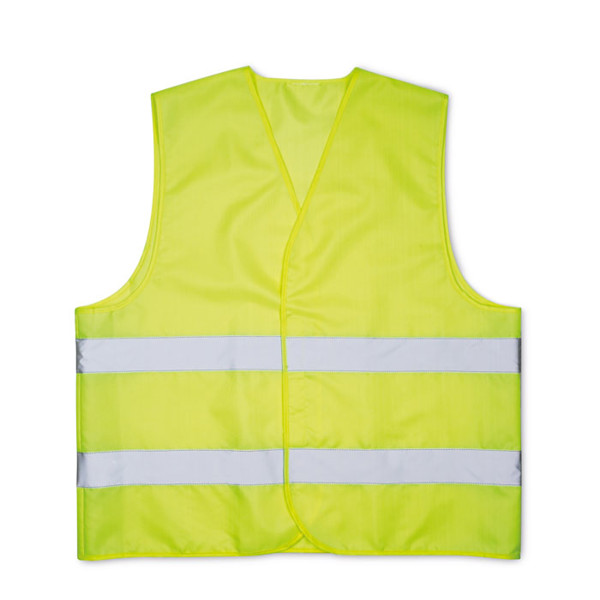 Knitted material waistcoat Visicoat - Yellow