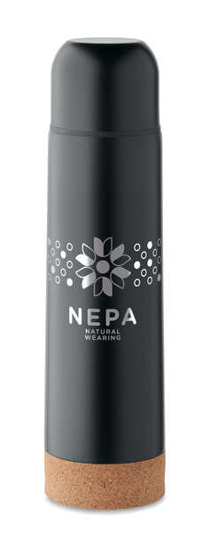 Dvojstenná fľaša 500ml Aventur - Čierna