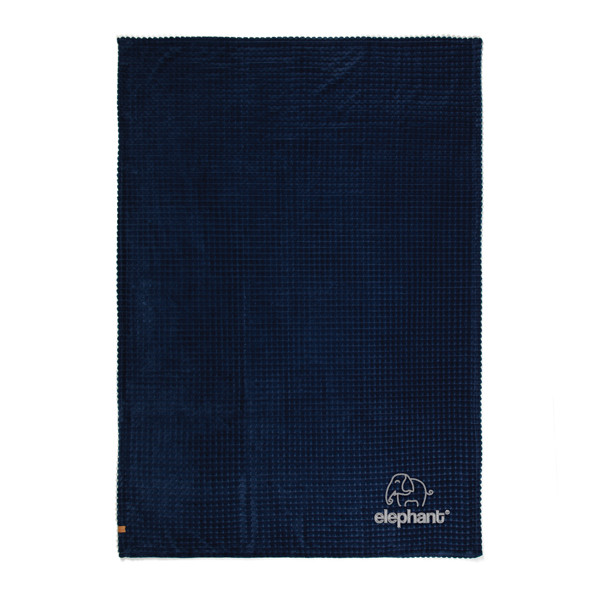 VINGA Couverture / plaid en rPET GRS Branson - Bleu Marine
