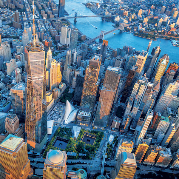 Notique Poznámkový Kalendář New York 2027, 30 x 30 cm - Východní