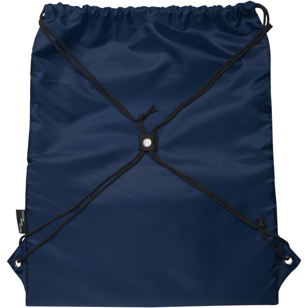 Borsa termica con coulisse in materiale riciclato Adventure - 9L - Navy