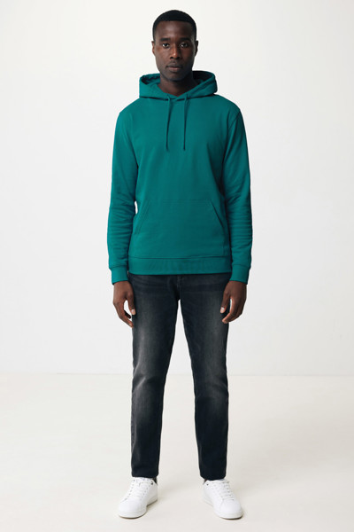 Sweat à capuche en coton recyclé Iqoniq Jasper - Verdigris / XXL