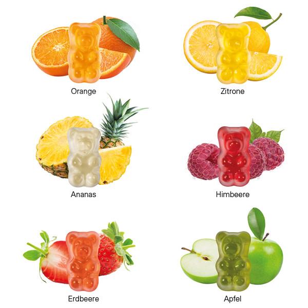 Minitüte, 7 g, Folie transparent, Basic Bärchen mini | Folie, transparent