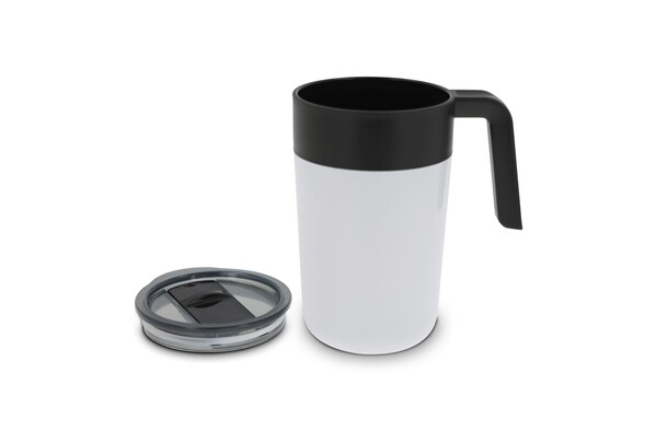 Tasse à café double paroi 400ml - Blanc