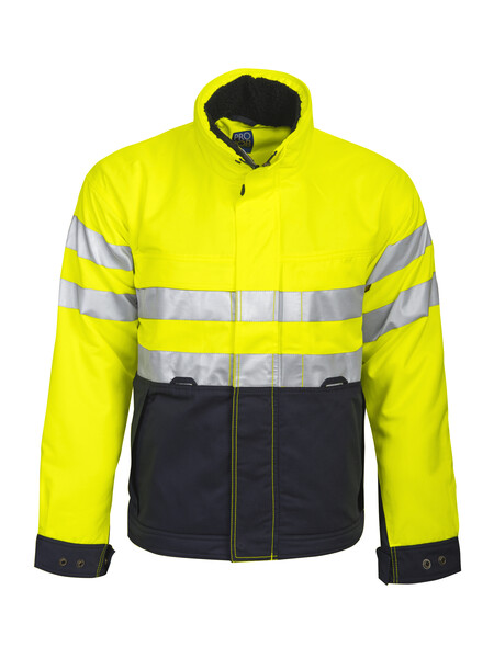 6407 PADDED JACKET HV YELLOW/BLACK Cl.3 3XL