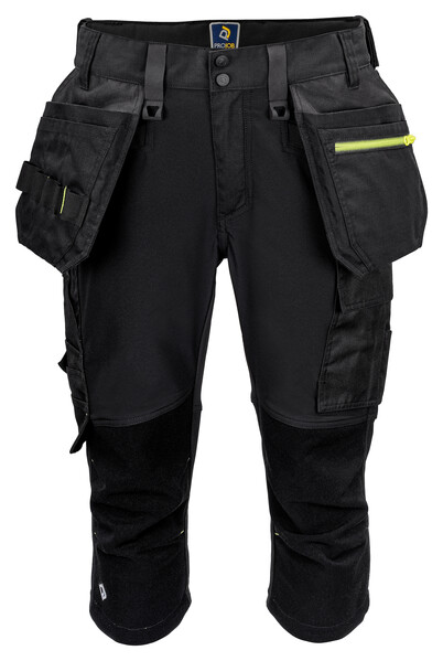 5557 STRETCH 3/4 PANT Black D104