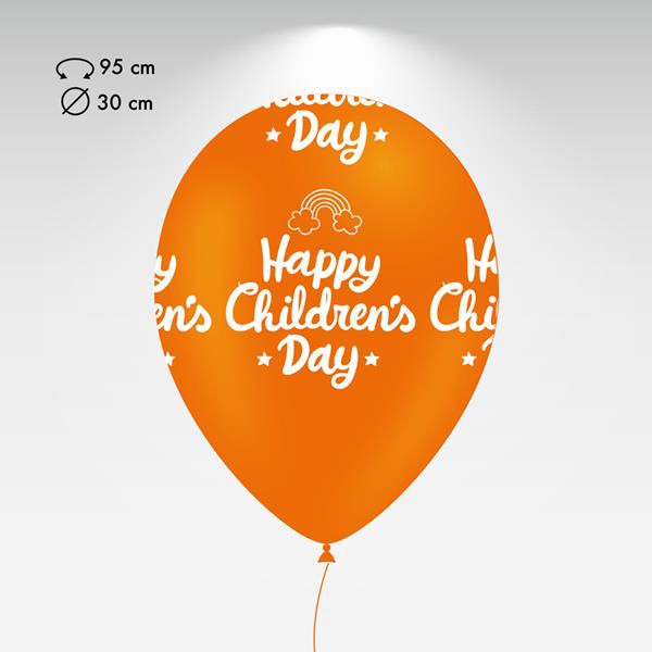 Balão Hg95i Personalizado, 5 Faces 1 Cor - Branco