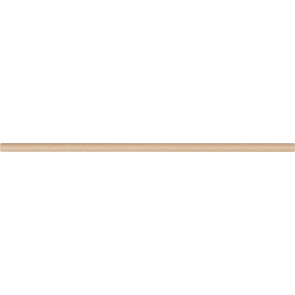 Set of 100 drink straws made of paper CARTER - Brown