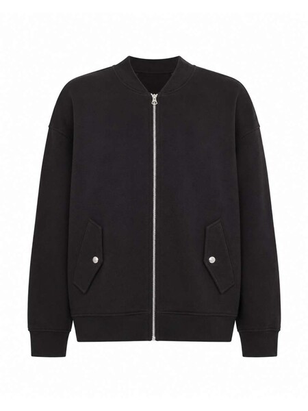 Mens Boxy Bomber Sweater - S