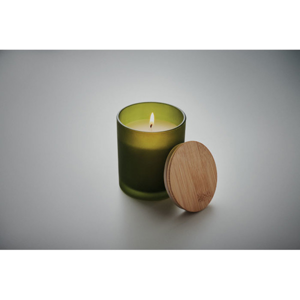 Plant based wax candle 200 gr Keops Medium - Green