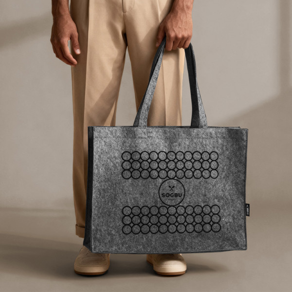 SACO COLONEL - CINZA