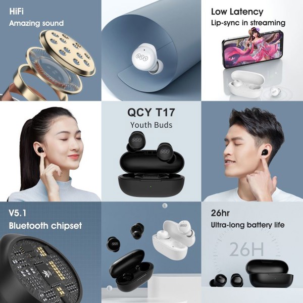QCY T17 Wireless Headphones